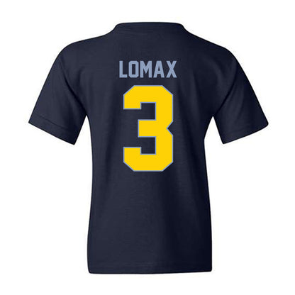 AU - NCAA Women's Basketball : Miranda Lomax - Vintage Basketball Youth T-Shirt-1