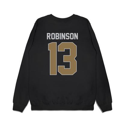 Bryant - NCAA Men's Basketball : Jakai Robinson - Vintage Premium Crewneck Sweatshirt-1
