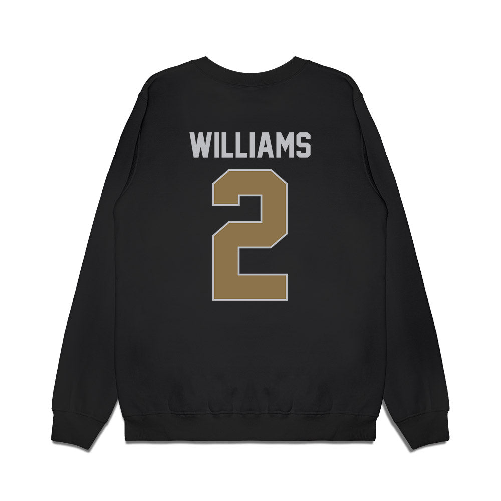 Bryant - NCAA Men's Basketball : Khalil Williams - Vintage Premium Crewneck Sweatshirt-1