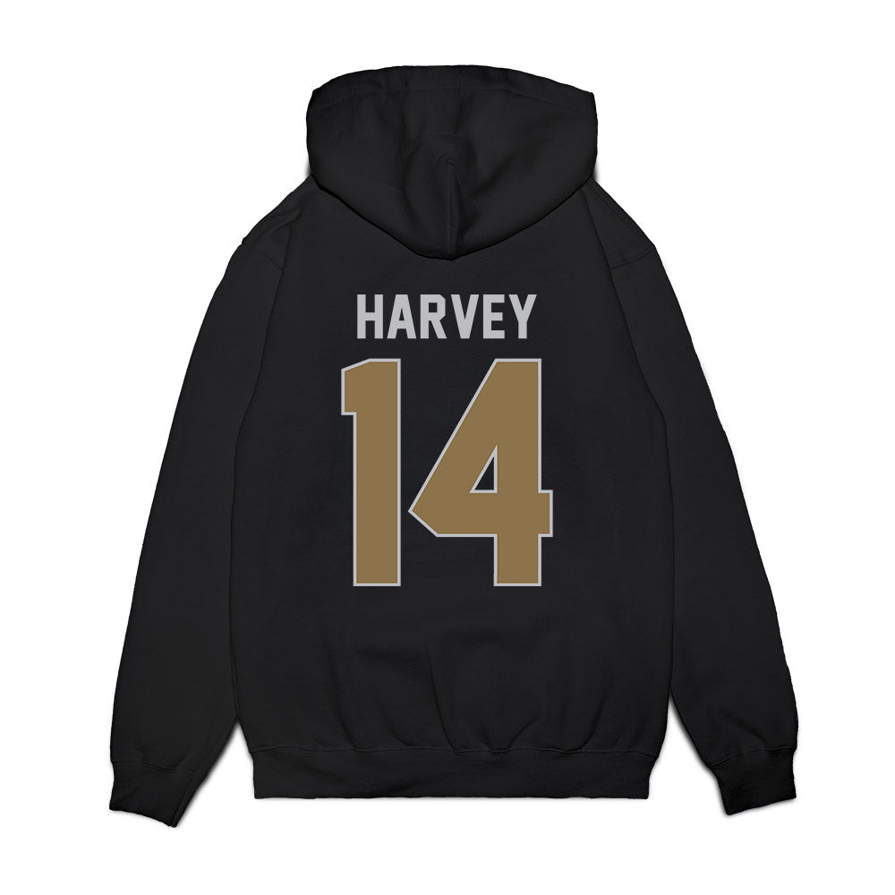 Bryant - NCAA Men's Basketball : Keegan Harvey - Vintage Premium Hooded Sweatshirt-1