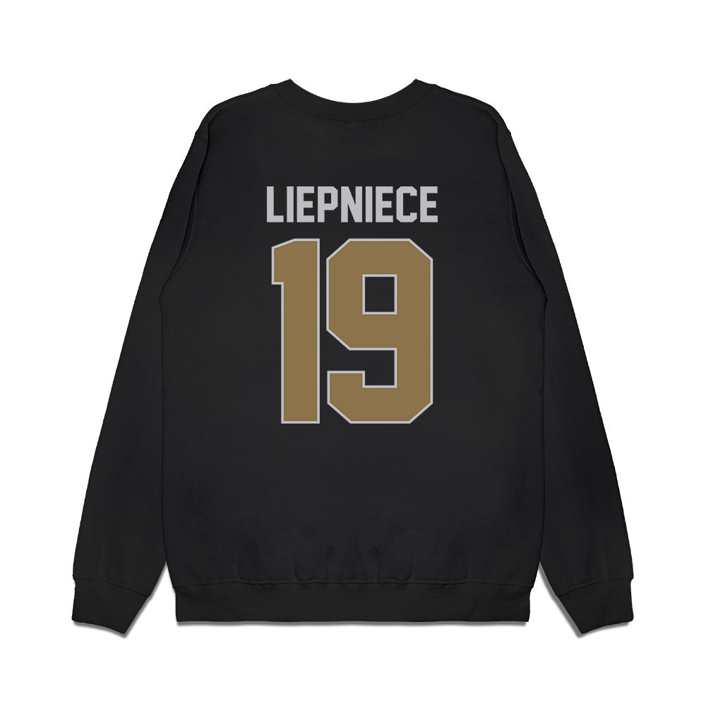 Bryant - NCAA Women's Basketball : Madara Liepniece - Vintage Premium Crewneck Sweatshirt-1