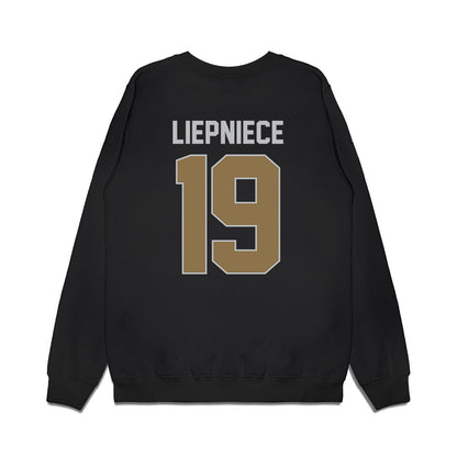Bryant - NCAA Women's Basketball : Madara Liepniece - Vintage Premium Crewneck Sweatshirt-1