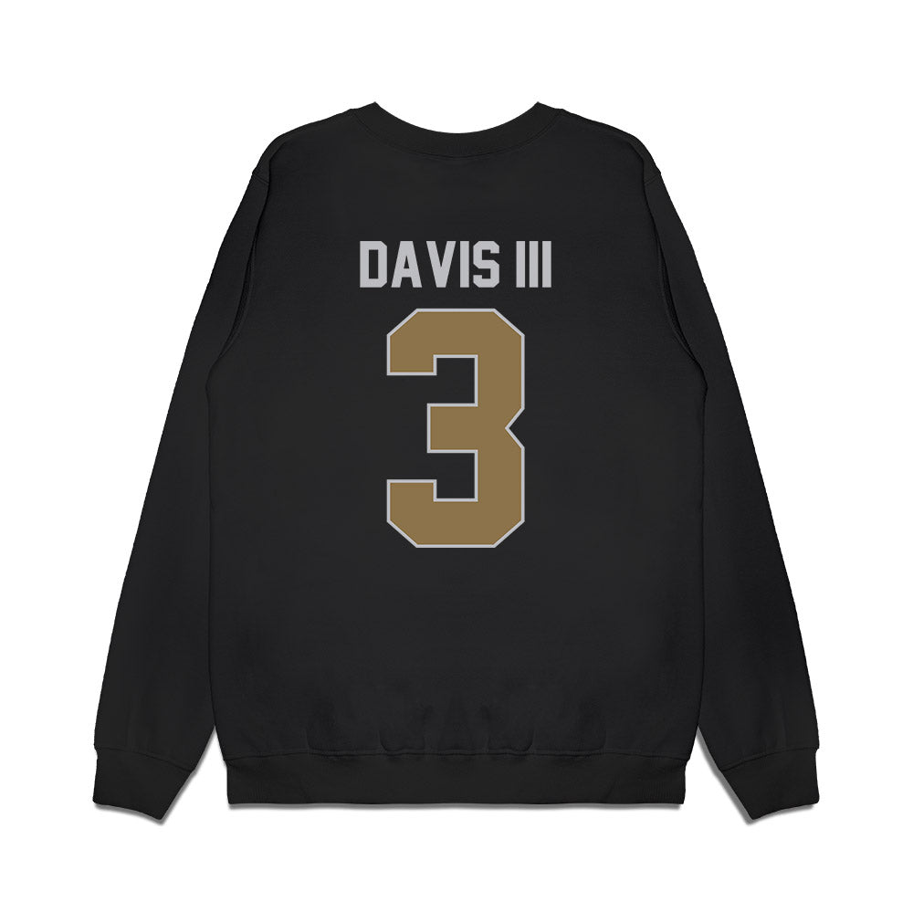 Bryant - NCAA Men's Basketball : Aaron Davis III - Vintage Premium Crewneck Sweatshirt-1