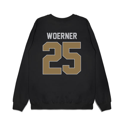 Bryant - NCAA Men's Basketball : Reed Woerner - Vintage Premium Crewneck Sweatshirt-1