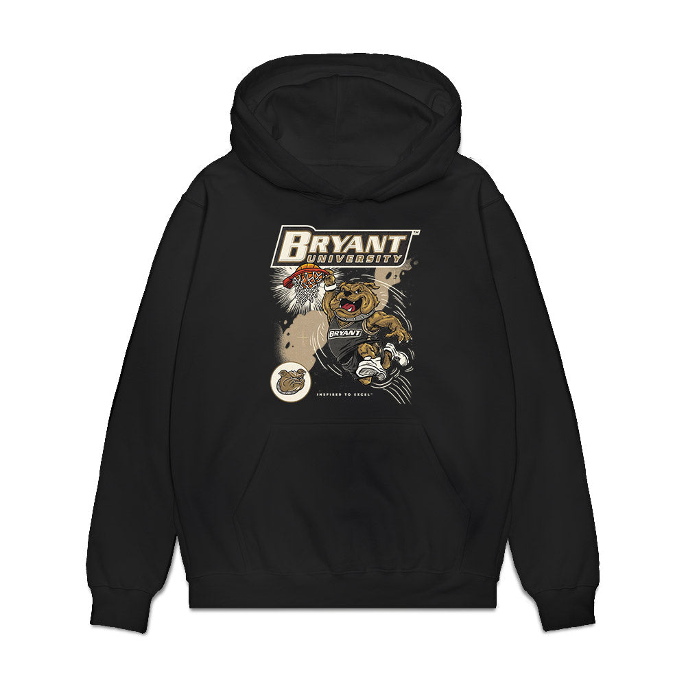 Bryant - NCAA Men's Basketball : Langston Bailey - Vintage Premium Hooded Sweatshirt-0