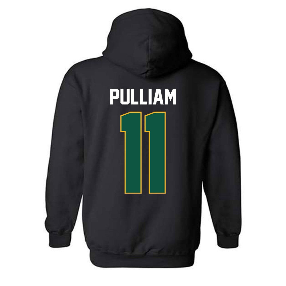 William & Mary - NCAA Men's Basketball : Kyle Pulliam - Vintage Shersey Hooded Sweatshirt-1