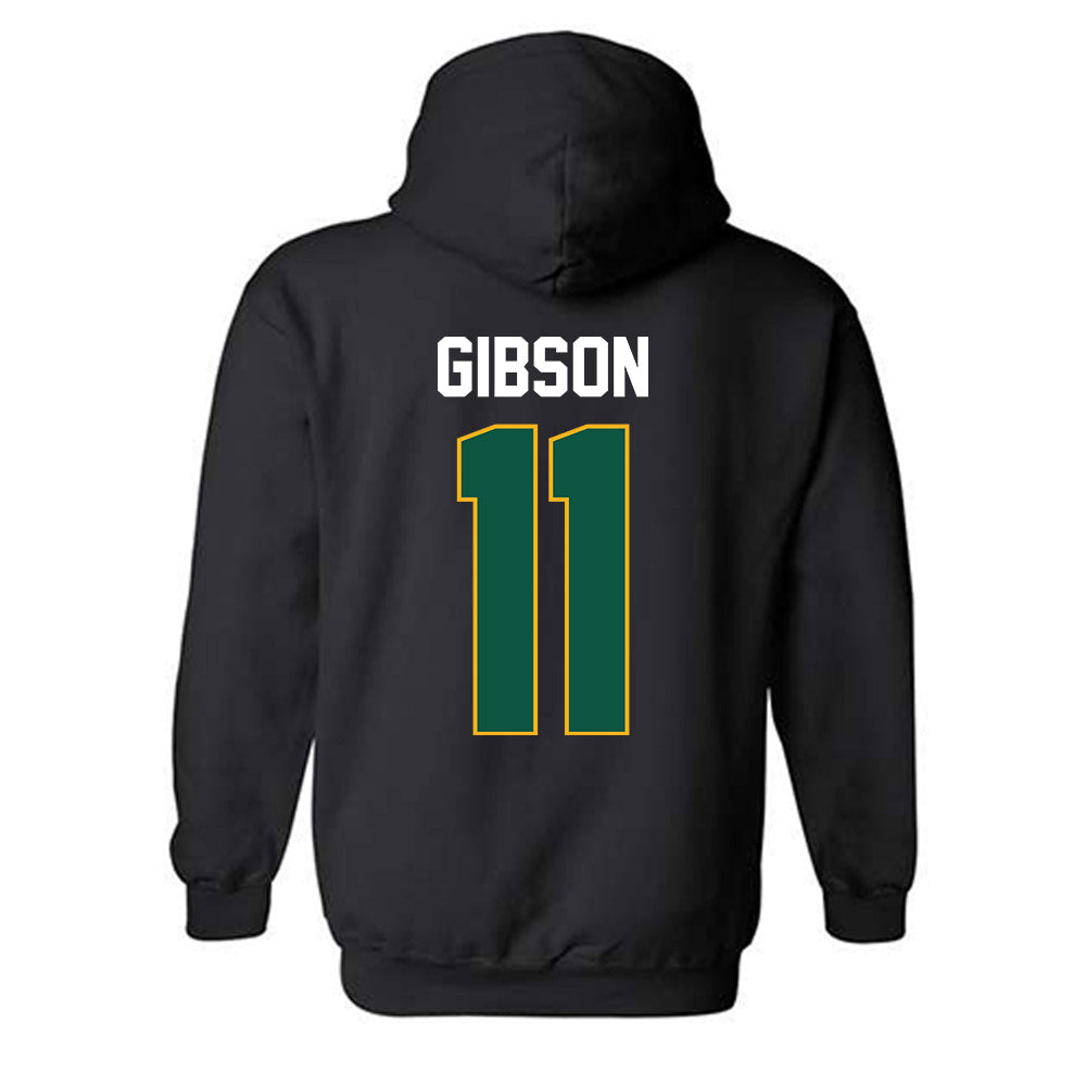 William & Mary - NCAA Women's Basketball : Aislinn Gibson - Vintage Shersey Hooded Sweatshirt-1
