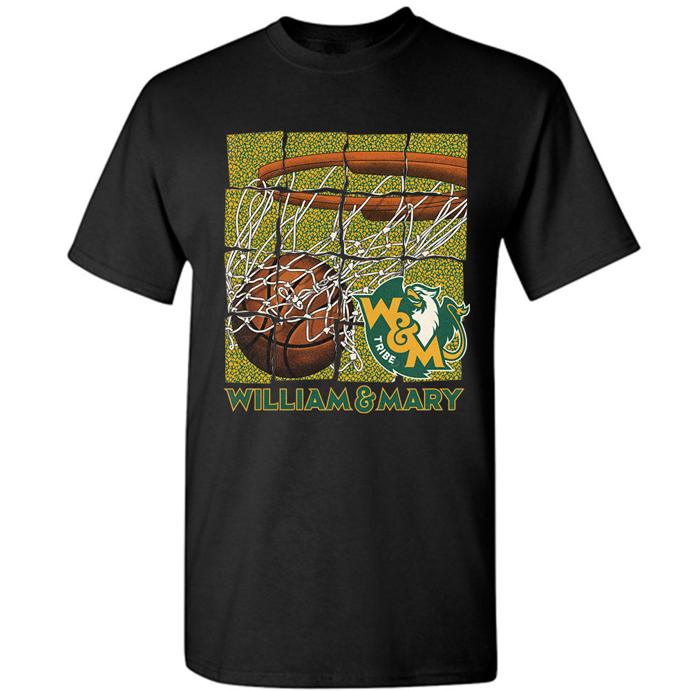 William & Mary - NCAA Men's Basketball : Kaleb Spencer - Vintage Shersey T-Shirt-0