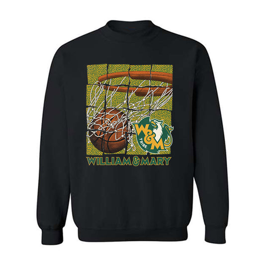 William & Mary - NCAA Men's Basketball : Brian Carter Jr - Vintage Shersey Crewneck Sweatshirt-0