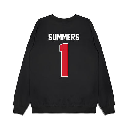 UNLV - NCAA Women's Basketball : Sydni Summers - Vintage Shersey Premium Crewneck Sweatshirt-1