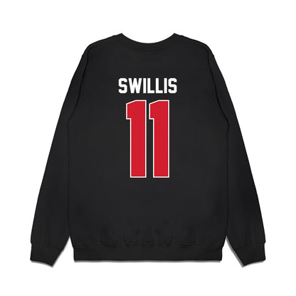 UNLV - NCAA Women's Basketball : Alexis Swillis - Vintage Shersey Premium Crewneck Sweatshirt-1