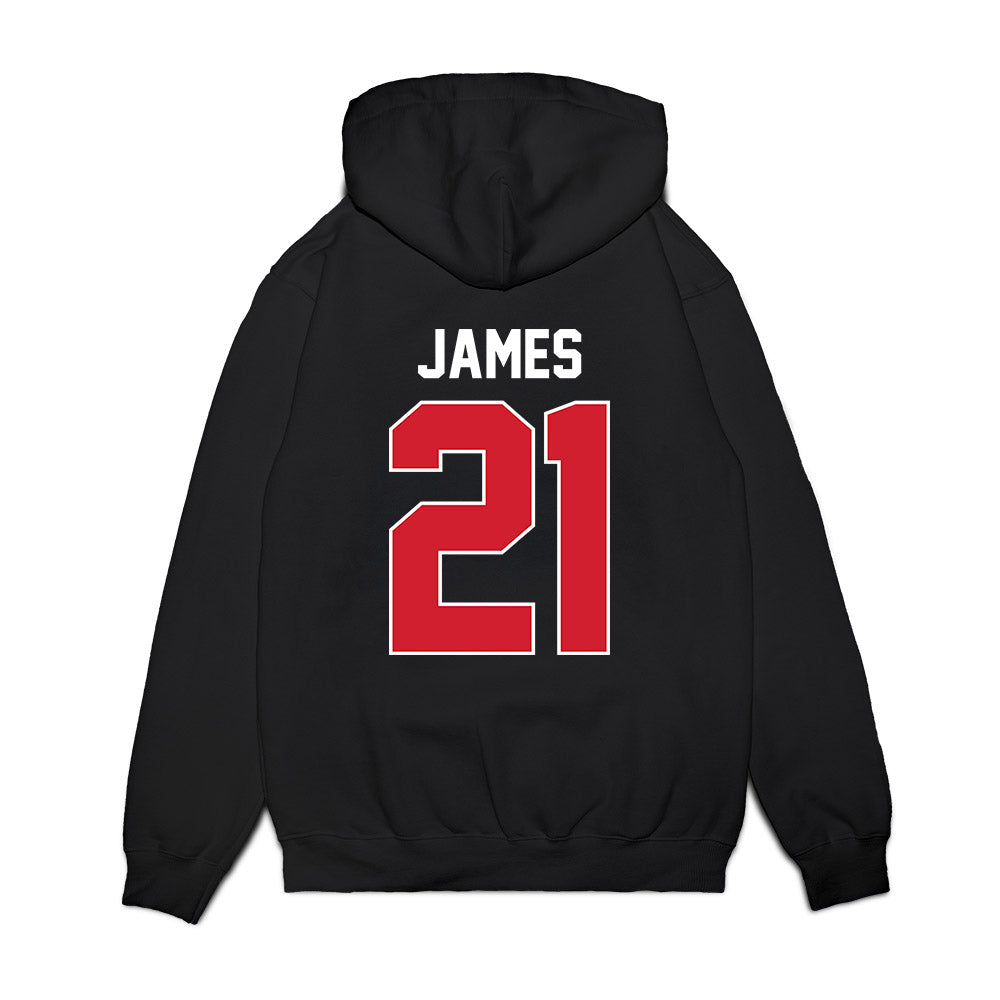 UNLV - NCAA Women's Basketball : Trystan James - Vintage Shersey Premium Hooded Sweatshirt-1