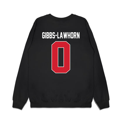 UNLV - NCAA Men's Basketball : Dra Gibbs-Lawhorn - Vintage Shersey Premium Crewneck Sweatshirt-1