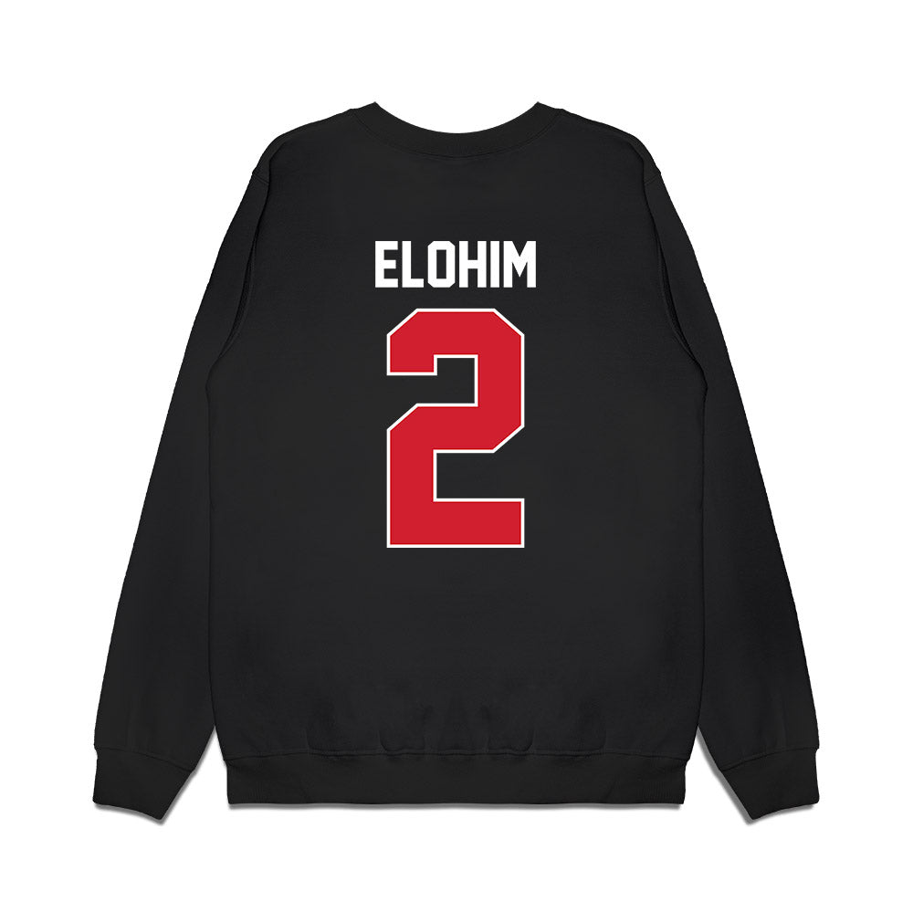 UNLV - NCAA Women's Basketball : Mariah Elohim - Vintage Shersey Premium Crewneck Sweatshirt-1