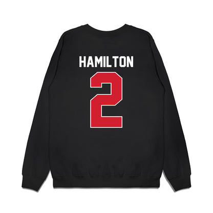 UNLV - NCAA Men's Basketball : Kimani Hamilton - Vintage Shersey Premium Crewneck Sweatshirt-1