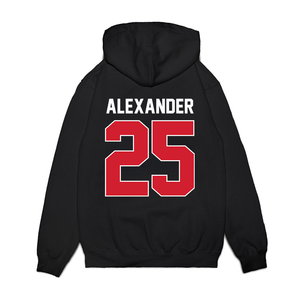 UNLV - NCAA Women's Basketball : Aaliyah Alexander - Vintage Shersey Premium Hooded Sweatshirt-1