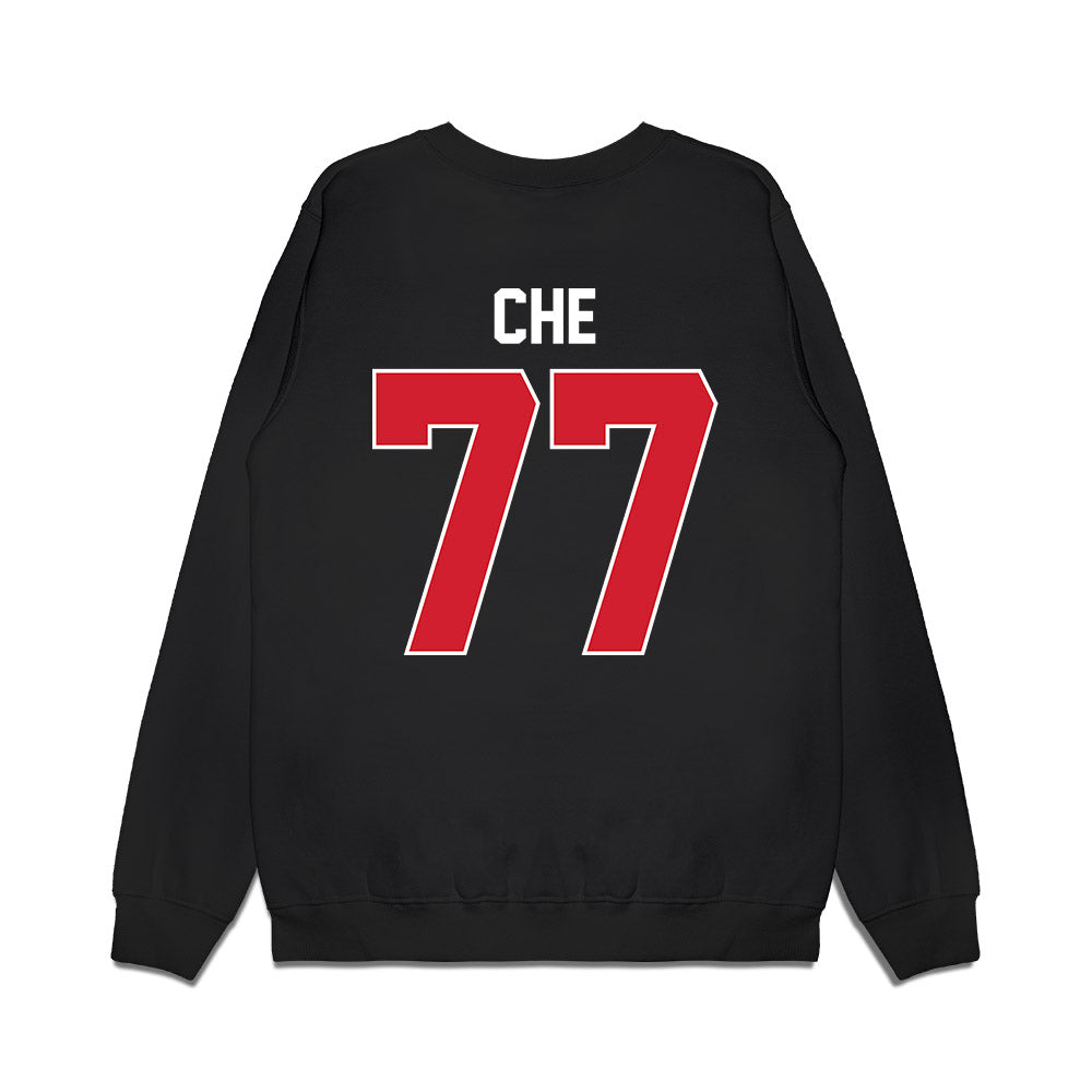 UNLV - NCAA Men's Basketball : Myles Che - Vintage Shersey Premium Crewneck Sweatshirt-1
