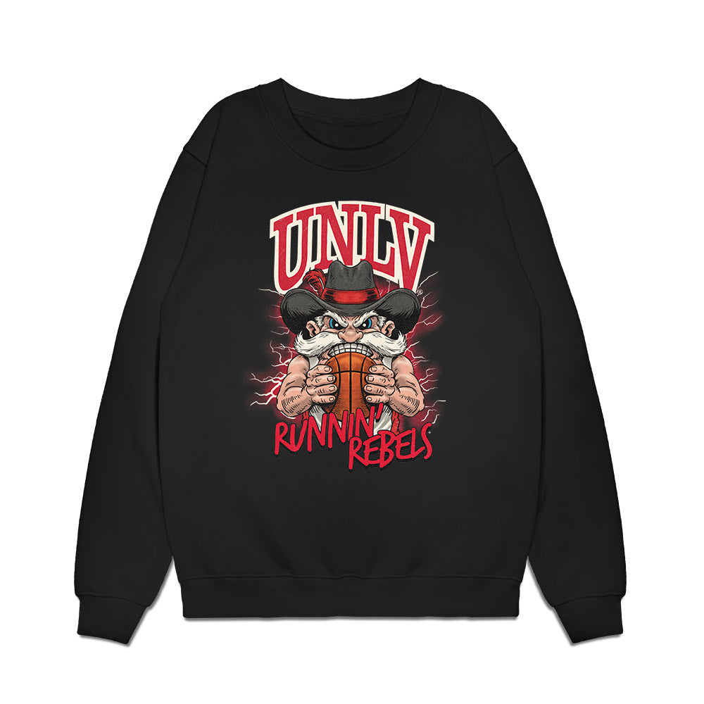 UNLV - NCAA Men's Basketball : Jeremy Foumena - Vintage Shersey Premium Crewneck Sweatshirt-0