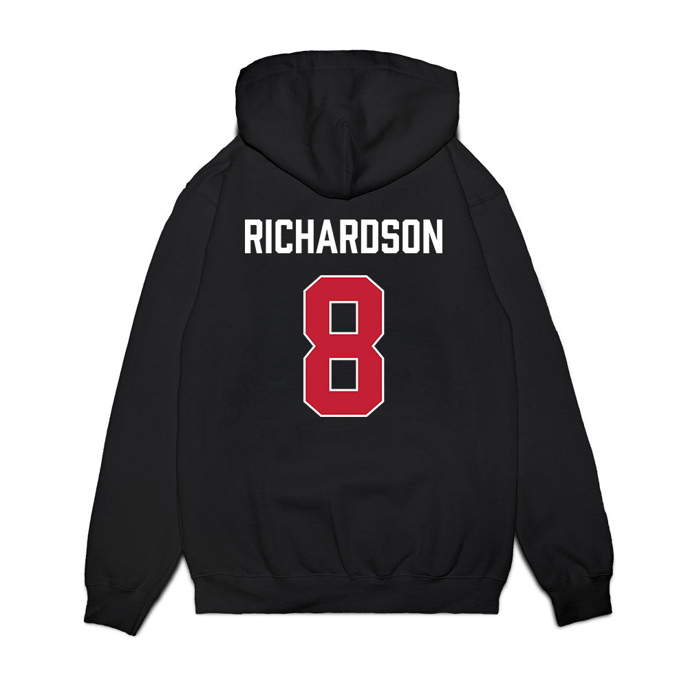 Richmond - NCAA Men's Basketball : Donovan Richardson - Vintage Premium Hooded Sweatshirt-1