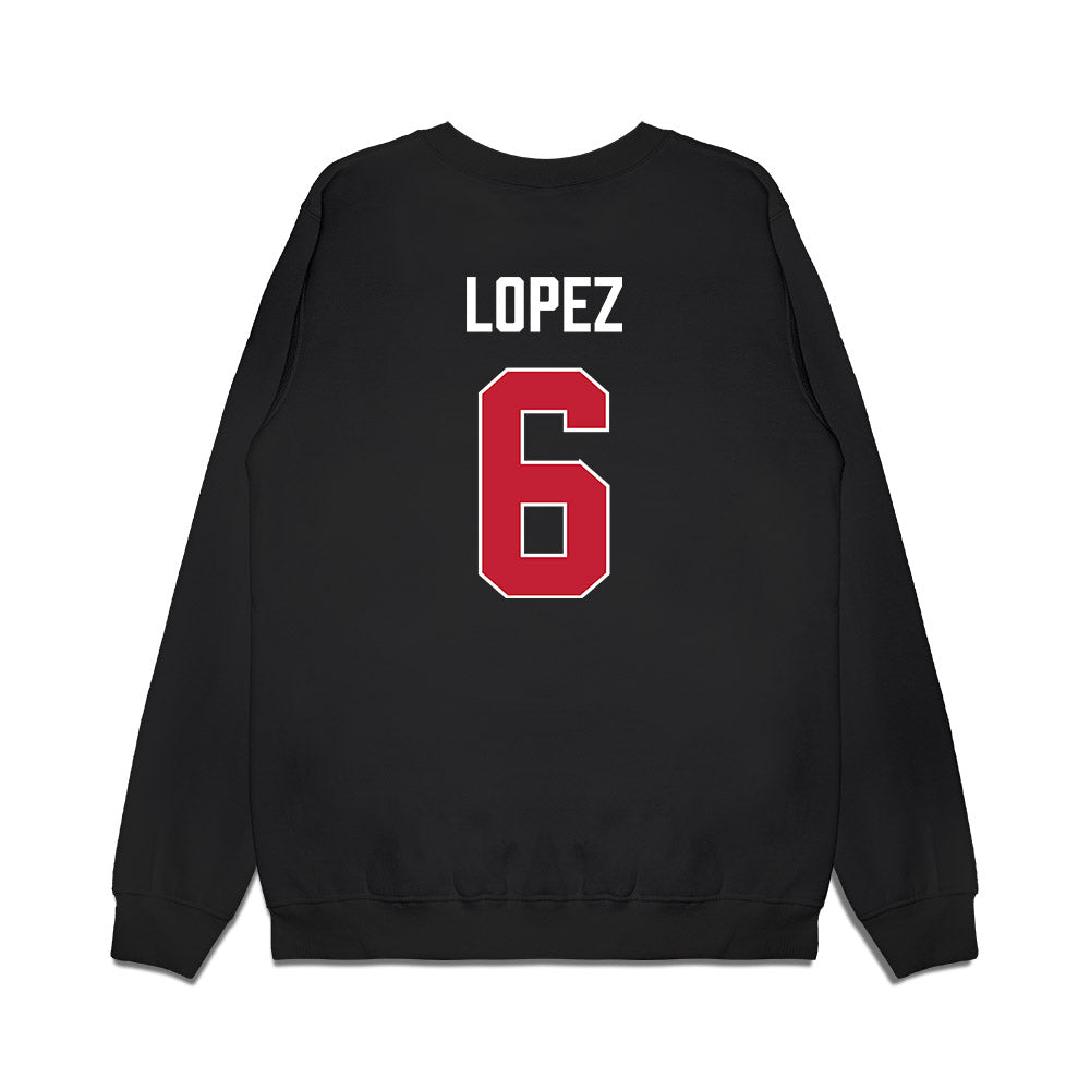 Richmond - NCAA Men's Basketball : Anthony Lopez - Vintage Premium Crewneck Sweatshirt-1