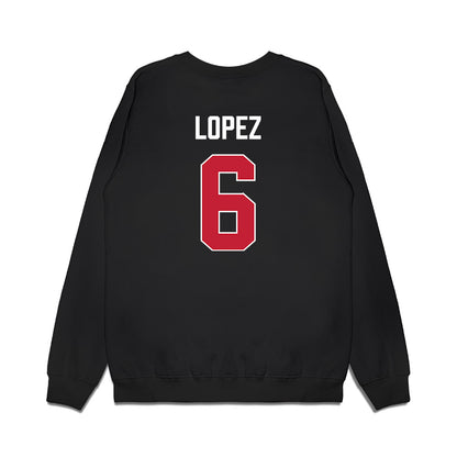 Richmond - NCAA Men's Basketball : Anthony Lopez - Vintage Premium Crewneck Sweatshirt-1