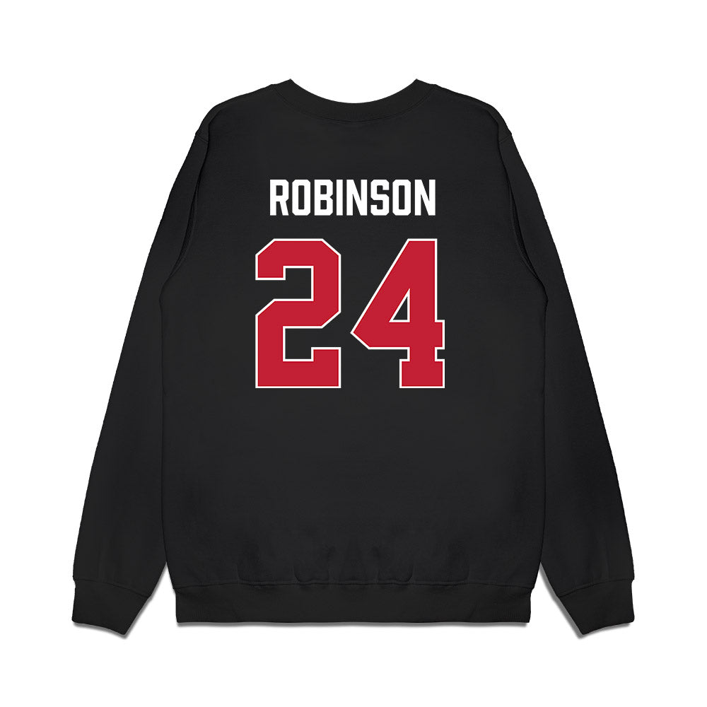 Richmond - NCAA Men's Basketball : Jaylen Robinson - Vintage Premium Crewneck Sweatshirt-1