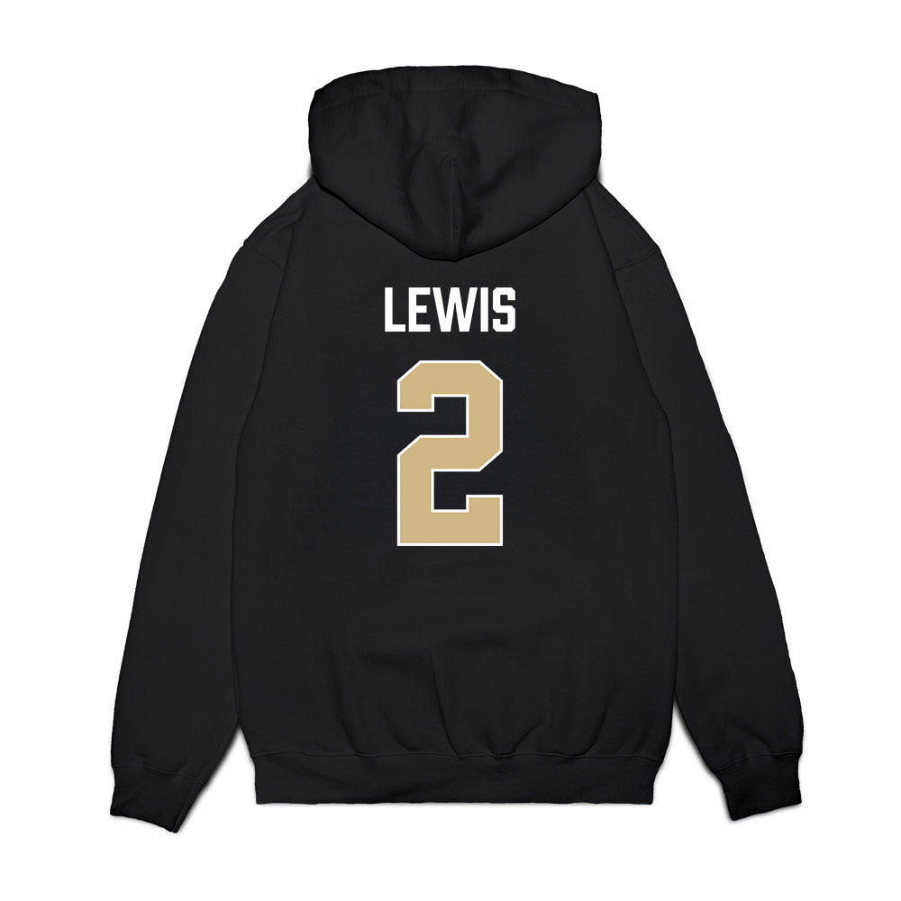 PFW - NCAA Men's Basketball : DeAndre Lewis - Vintage Basketball Premium Hooded Sweatshirt-1