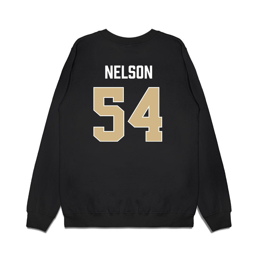 PFW - NCAA Women's Basketball : Alana Nelson - Vintage Basketball Premium Crewneck Sweatshirt-1