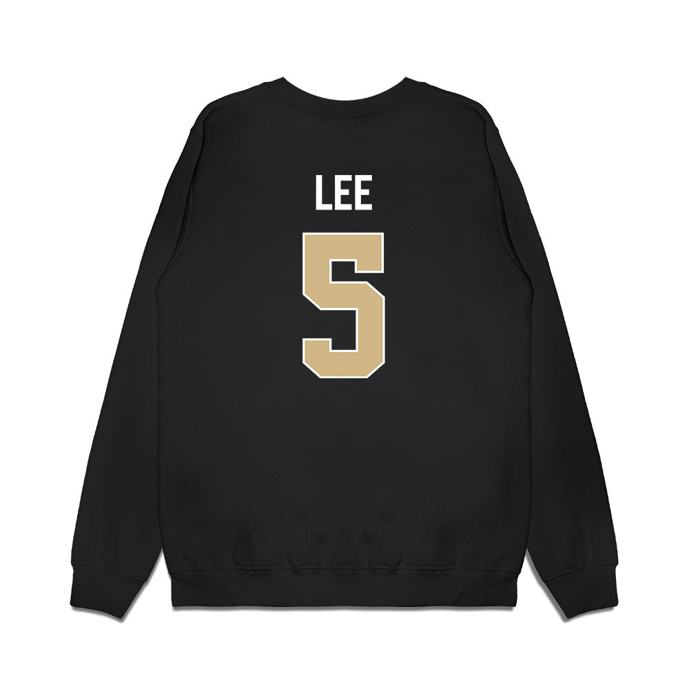 PFW - NCAA Women's Basketball : Lauren Lee - Vintage Basketball Premium Crewneck Sweatshirt-1