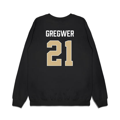 PFW - NCAA Women's Basketball : Claire Gregwer - Vintage Basketball Premium Crewneck Sweatshirt-1