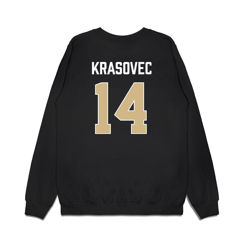 PFW - NCAA Women's Basketball : Lili Krasovec - Vintage Basketball Premium Crewneck Sweatshirt-1