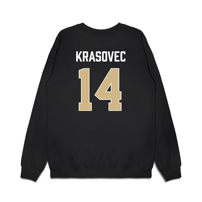 PFW - NCAA Women's Basketball : Lili Krasovec - Vintage Basketball Premium Crewneck Sweatshirt-1