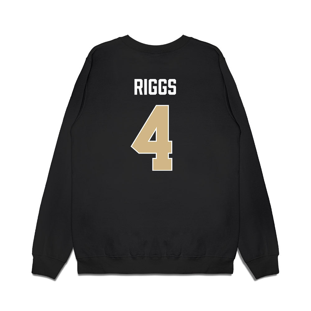 PFW - NCAA Women's Basketball : Ella Riggs - Vintage Basketball Premium Crewneck Sweatshirt-1