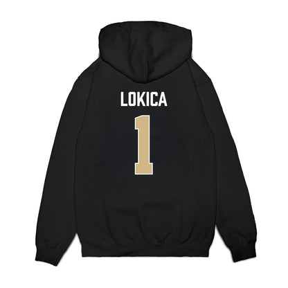 PFW - NCAA Women's Basketball : Nika Lokica - Vintage Basketball Premium Hooded Sweatshirt-1