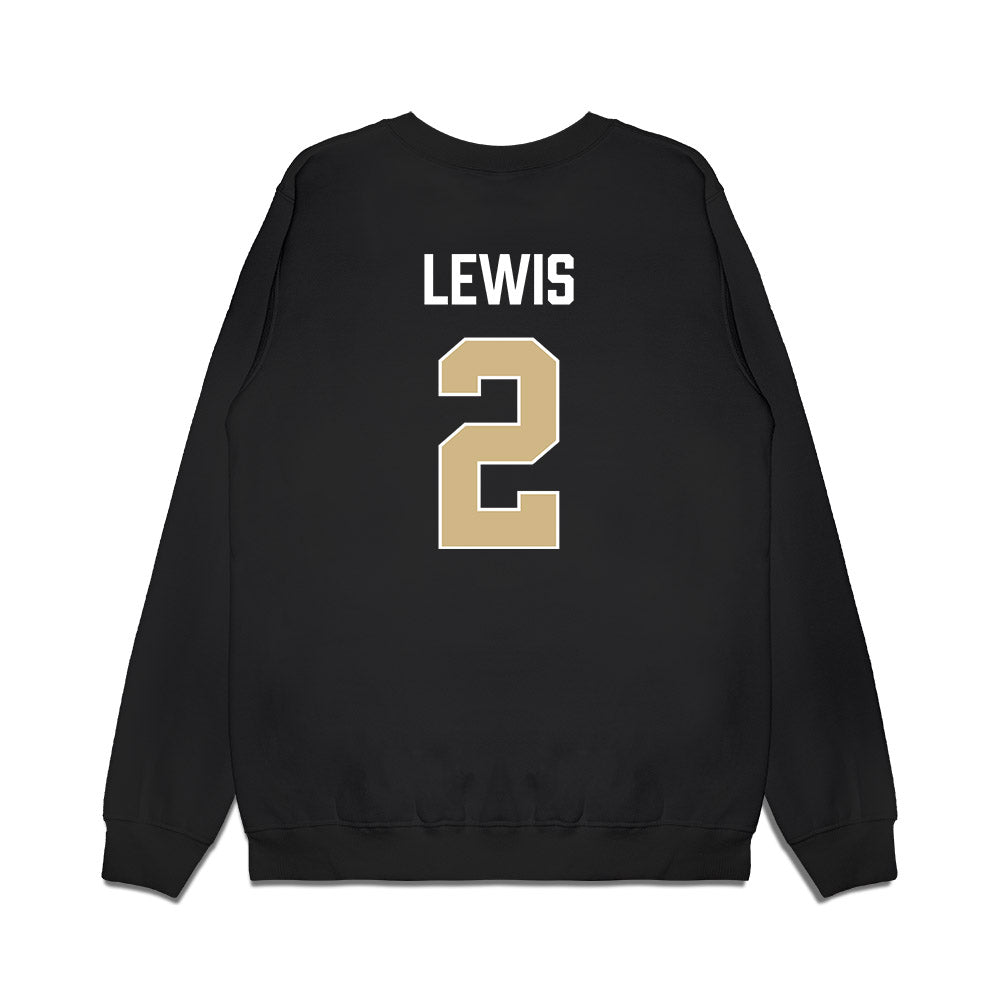 PFW - NCAA Men's Basketball : DeAndre Lewis - Vintage Basketball Premium Crewneck Sweatshirt-1