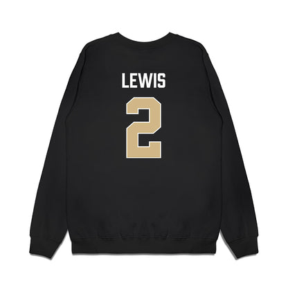 PFW - NCAA Men's Basketball : DeAndre Lewis - Vintage Basketball Premium Crewneck Sweatshirt-1