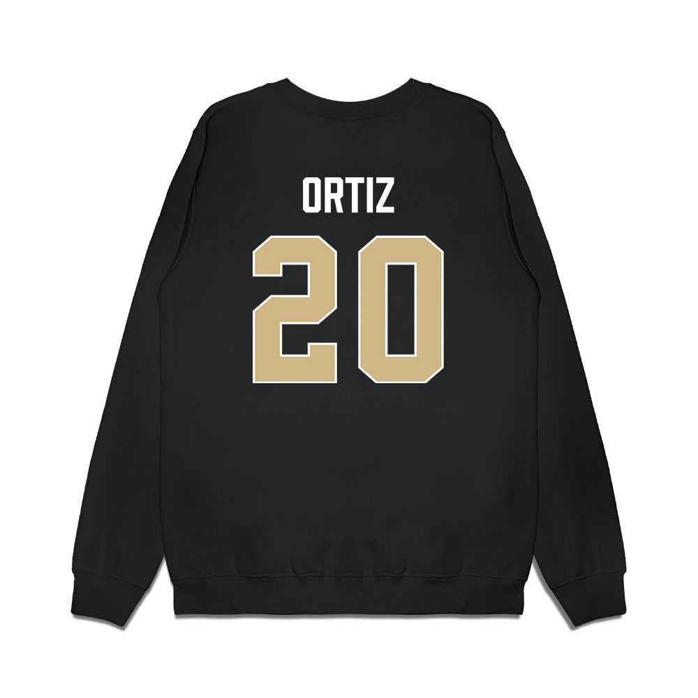 PFW - NCAA Men's Basketball : Edir Ortiz - Vintage Basketball Premium Crewneck Sweatshirt-1