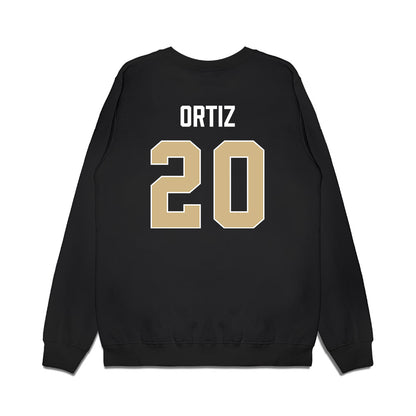 PFW - NCAA Men's Basketball : Edir Ortiz - Vintage Basketball Premium Crewneck Sweatshirt-1