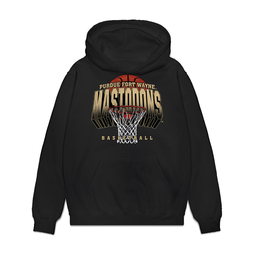 PFW - NCAA Women's Basketball : Madison Lepley - Vintage Basketball Premium Hooded Sweatshirt-0