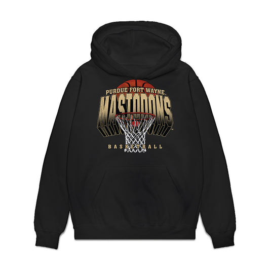 PFW - NCAA Women's Basketball : Madison Lepley - Vintage Basketball Premium Hooded Sweatshirt-0