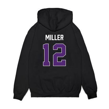 Northern Iowa - NCAA Men's Basketball : Charlie Miller - Premium Hooded Sweatshirt-1