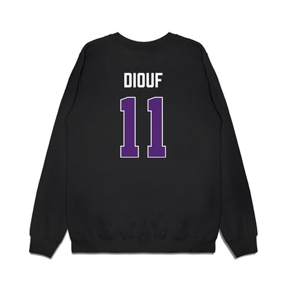Northern Iowa - NCAA Men's Basketball : Ismael Diouf - Premium Crewneck Sweatshirt-1