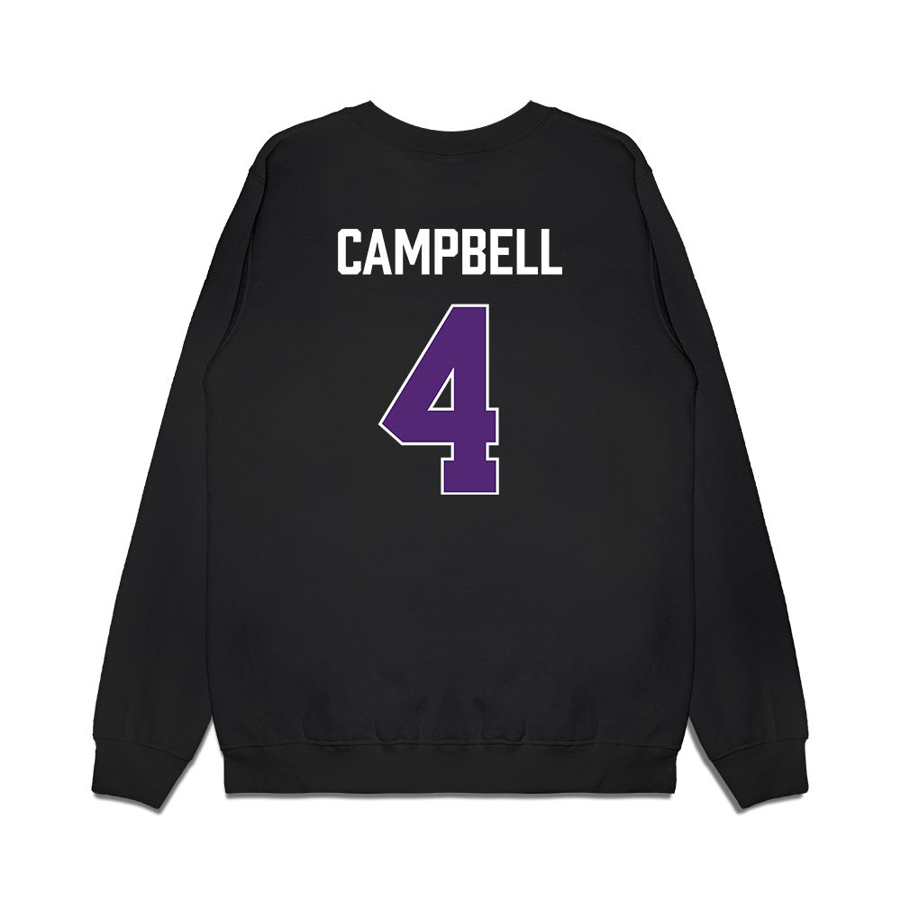 Northern Iowa - NCAA Men's Basketball : Trey Campbell - Premium Crewneck Sweatshirt-1