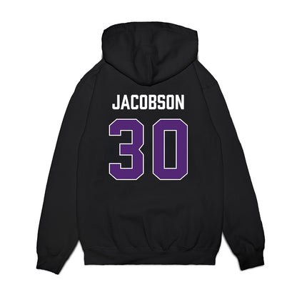 Northern Iowa - NCAA Men's Basketball : Hunter Jacobson - Premium Hooded Sweatshirt-1