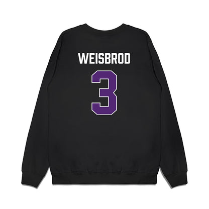 Northern Iowa - NCAA Men's Basketball : Max Weisbrod - Premium Crewneck Sweatshirt-1