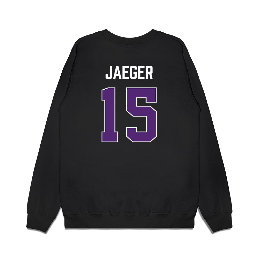 Northern Iowa - NCAA Women's Basketball : Elise Jaeger - Premium Crewneck Sweatshirt-1