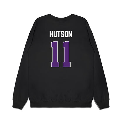 Northern Iowa - NCAA Men's Basketball : Jacob Hutson - Premium Crewneck Sweatshirt-1