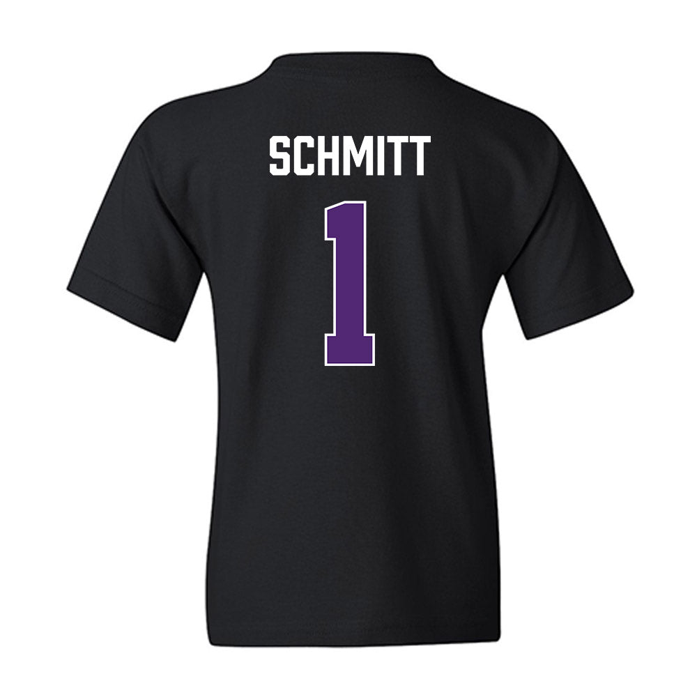 Northern Iowa - NCAA Men's Basketball : Cael Schmitt - Youth T-Shirt-1