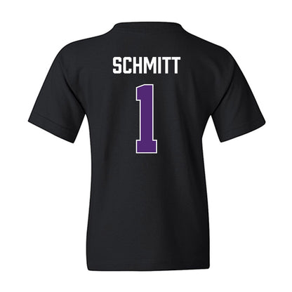 Northern Iowa - NCAA Men's Basketball : Cael Schmitt - Youth T-Shirt-1