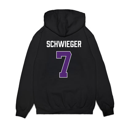 Northern Iowa - NCAA Men's Basketball : Ben Schwieger - Premium Hooded Sweatshirt-1